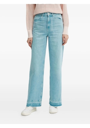 BOSS frayed-hem jeans - Blue