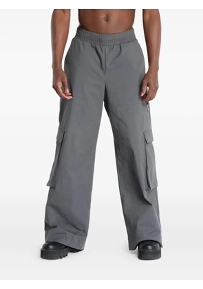 HELIOT EMIL elastic-waist cargo trousers - Grey