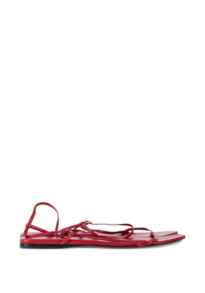 The Row Pre-Owned Bare leather sandals - Red