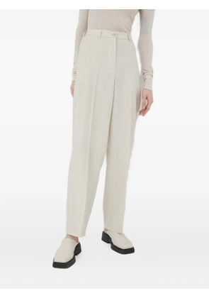 American Vintage pleated-front trousers - Neutrals