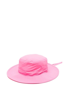 Hunza G drawstring detail sun hat - Pink