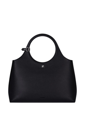 Courrèges Holy Day leather shoulder bag - Black