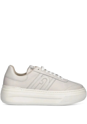 Furla logo-detail platform sneakers - Neutrals