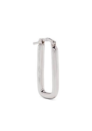 Jil Sander rectangle-frame earrings - Silver