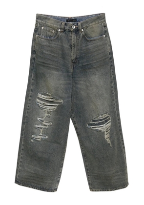 FIVE CM distressed wide-leg jeans - Blue