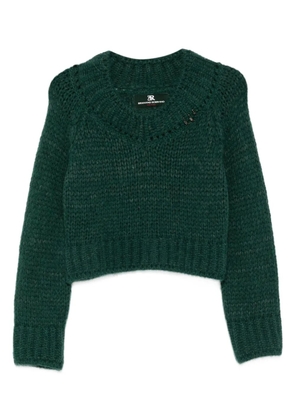 Ermanno Scervino crew neck sweater - Green
