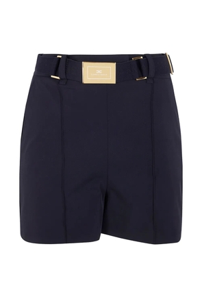 Elisabetta Franchi buckle belt trousers - Black