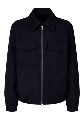 TOMBOY chest-pocket zip-up jacket - Blue