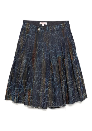 MASU all-over graphic print shorts - Blue