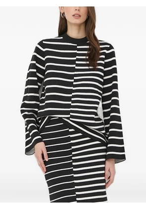 Tiger of Sweden stripe crew-neck sweater - Black