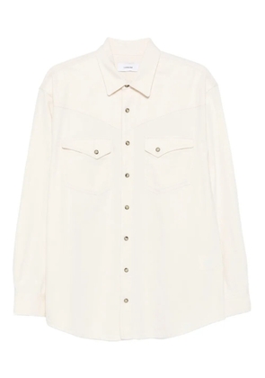 Lardini double-pocket cotton shirt - White