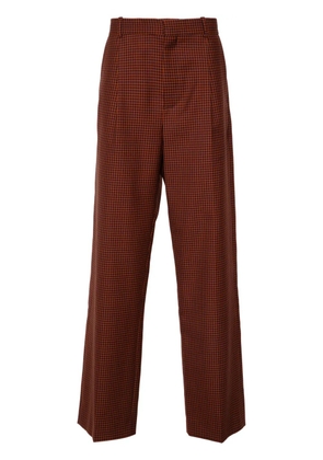 Botter checked trousers - Red