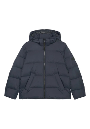 Marc O'Polo hooded quilted puffer jacket - Blue