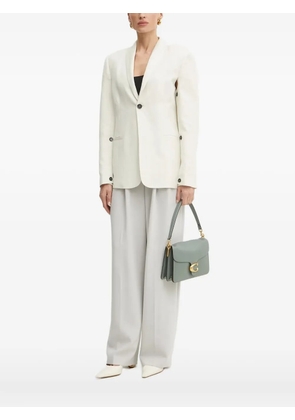 Liviana Conti cut-out single-breasted blazer - Neutrals