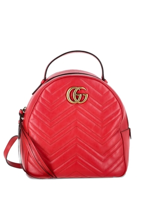 Gucci Pre-Owned quilted backpack - Red