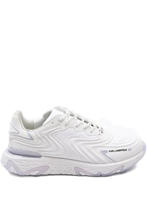 Karl Lagerfeld sculpted-sole sneakers - White