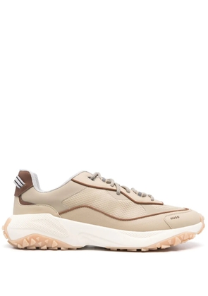 HUGO logo-print sneakers - Neutrals