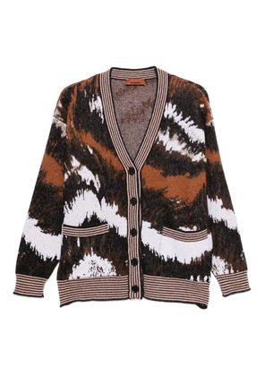 Missoni abstract-print buttoned cardigan - Black