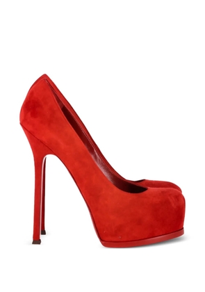 Saint Laurent Pre-Owned Tribtoo pumps - Red