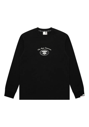 AAPE BY *A BATHING APE® ape head logo long-sleeved sweatshirt - Black