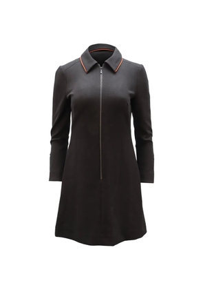 Cefinn zip front midi dress - Black