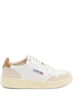 Autry perforated suede leather sneakers - White