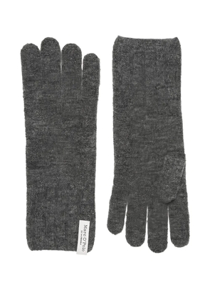Marc O'Polo knitted gloves - Grey