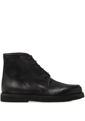 Marsèll lace-up leather desert boots - Black