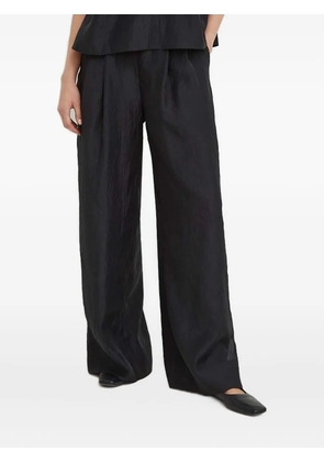 lovechild pleated wide-leg trousers - Black