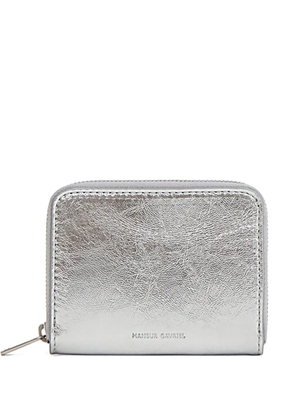 Mansur Gavriel logo-detail wallet - Silver