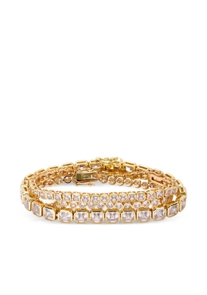 Crystal Haze Dream stack bracelet - Gold
