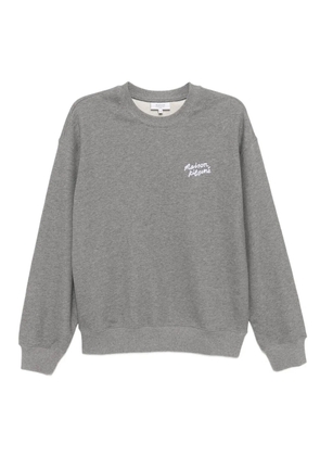Maison Kitsuné handwriting sweatshirt - Grey