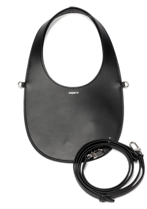 Coperni mini Swipe leather shoulder bag - Black