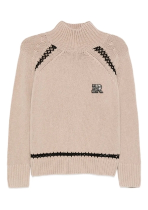 ERMANNO FIRENZE wool blend sweater - Neutrals