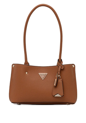 GUESS USA logo-plaque shoulder bag - Brown