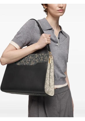 TOUS Kaos Icon logo-pattern tote bag - Black