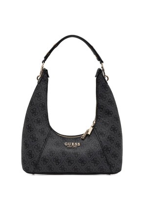 GUESS USA monogram zip tote bag - Black