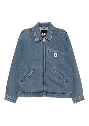 FINGERCROXX zipped denim jacket - Blue
