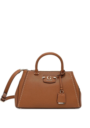 GUESS USA Natra Society stitched-detail tote bag - Brown