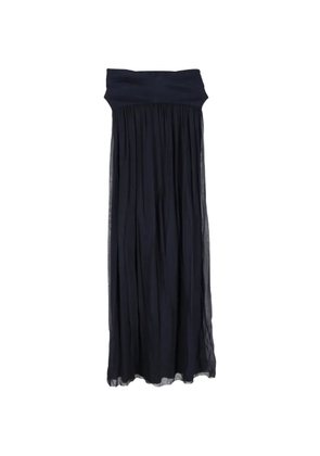 Diane Von Furstenberg Vintage strapless maxi dress - Blue