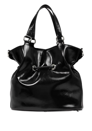 Lancel medium Premier Flirt drawstring leather shoulder bag - Black