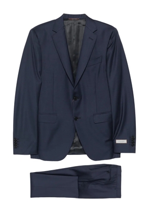 Canali single-breasted wool suit - Blue