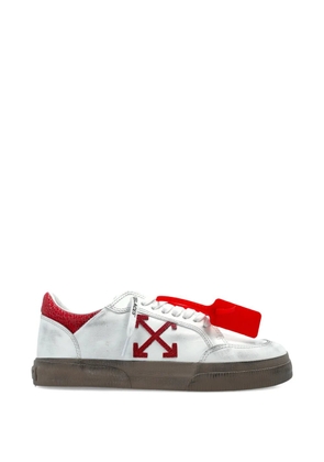 Off-White arrow textured leather sneakers