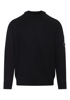 C.P. Company pocket-detail wool-blend sweater - Black