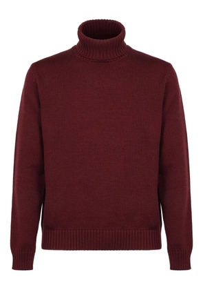 slowear roll-neck knitwear - Red