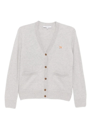 Maison Kitsuné Baby Fox Patch cardigan - Grey