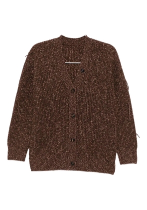JNBY Loosed mid-length cardigan - Brown
