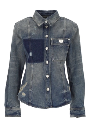 MISBHV patchwork denim shirt - Blue