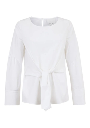 3.1 Phillip Lim tie-front blouse - WH100 WHITE