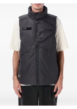 Oakley zip-fastening quilted gilet - Grey